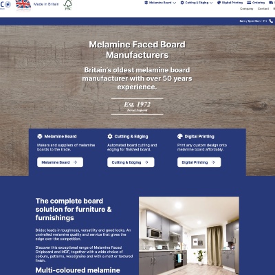 screenshot of James Findlay's website designed and developed by Bridport Websites