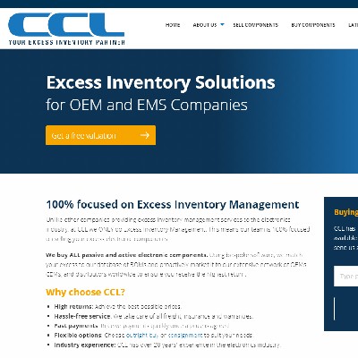 Screenshot of the OEMXS website - web design and development portfolio at Bridport Websites